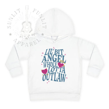 Wallen Angel Outlaw Toddler Hoodie - Sunlit Funlit Country Music Tees